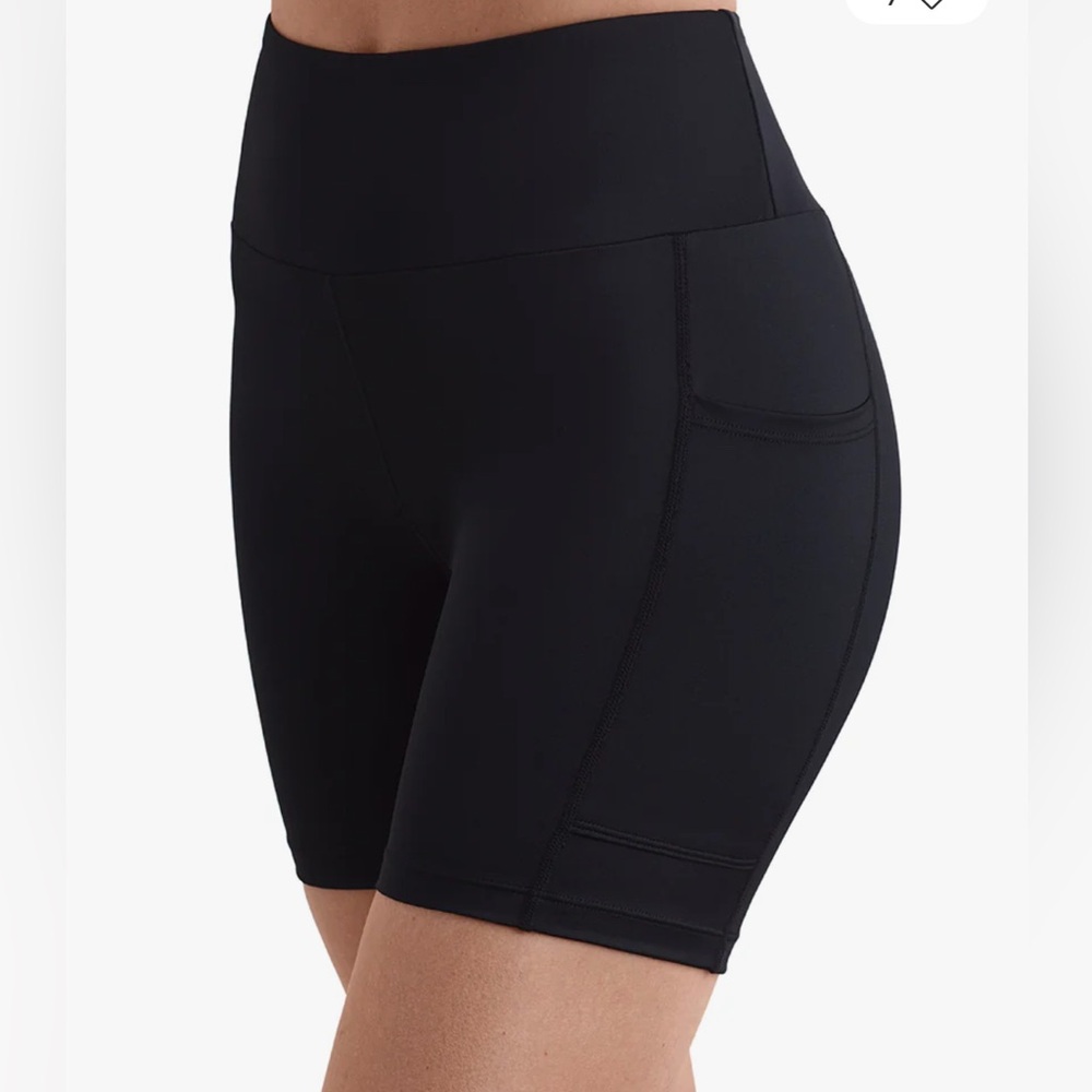 NWT Penbrooke Sleek Black High-Rise Bike Shorts